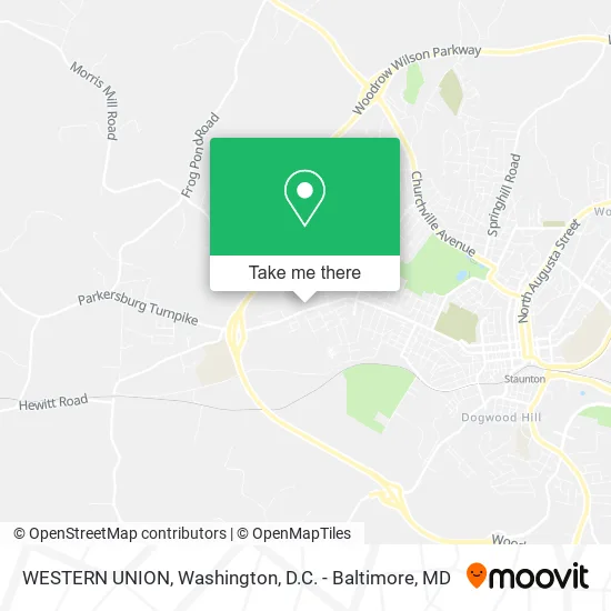 WESTERN UNION map