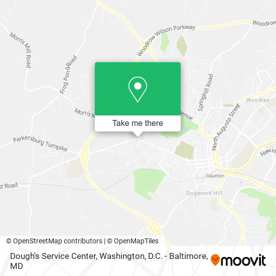Dough's Service Center map