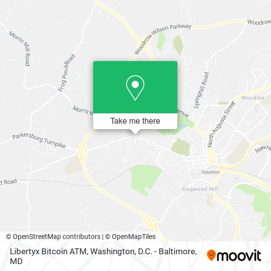 Mapa de Libertyx Bitcoin ATM