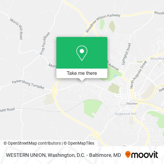 WESTERN UNION map