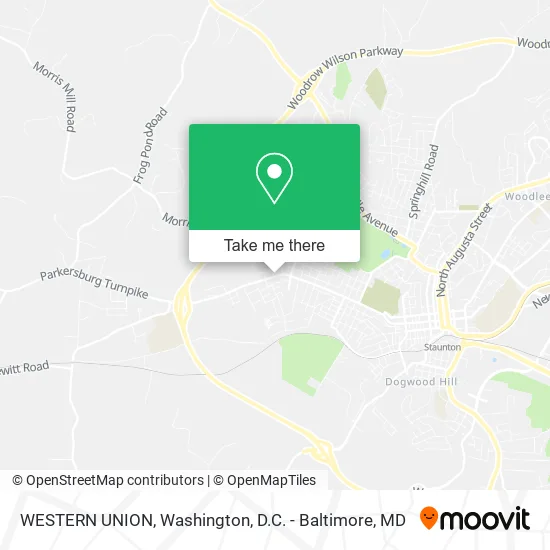 WESTERN UNION map