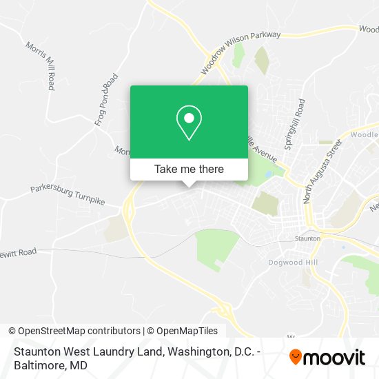 Staunton West Laundry Land map