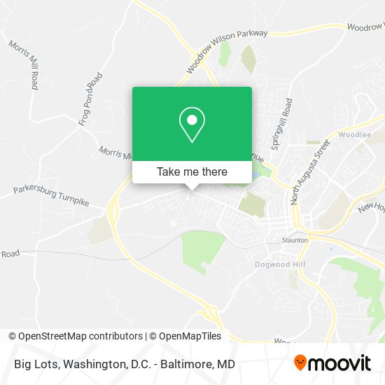 Mapa de Big Lots