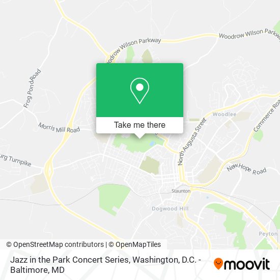 Mapa de Jazz in the Park Concert Series