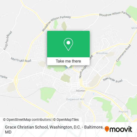 Grace Christian School map