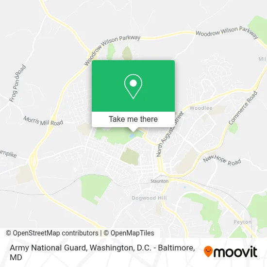 Army National Guard map