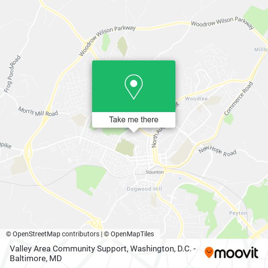 Mapa de Valley Area Community Support