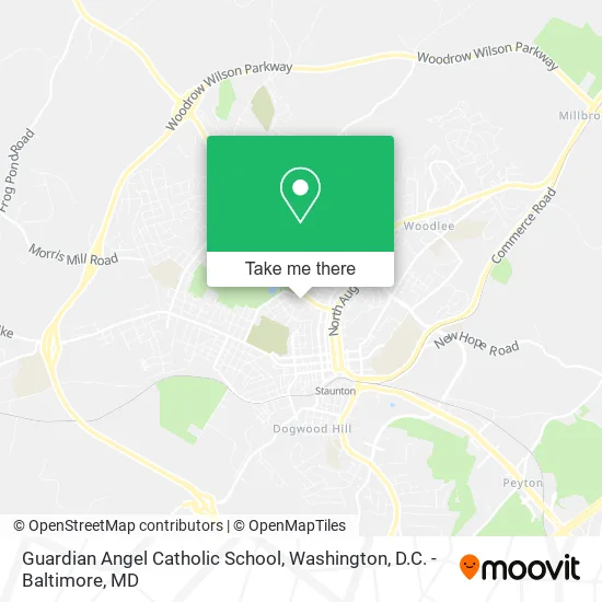 Guardian Angel Catholic School map