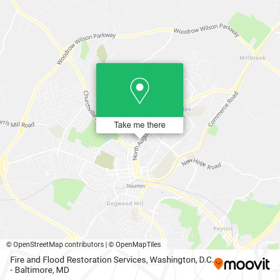Mapa de Fire and Flood Restoration Services