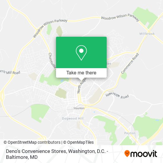 Mapa de Deno's Convenience Stores