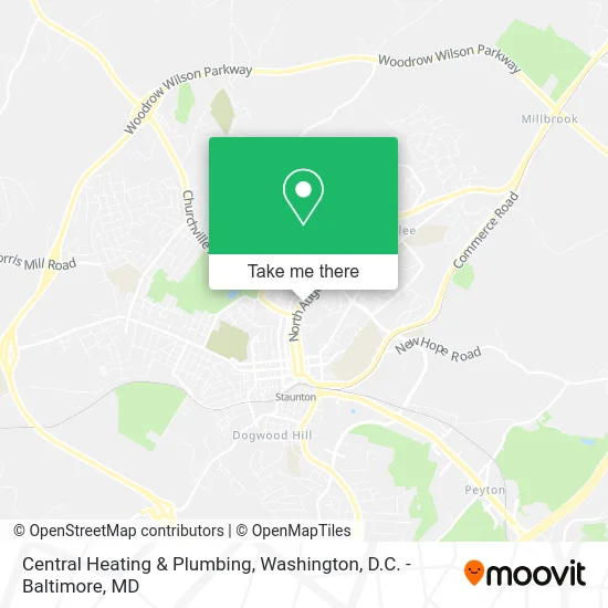 Central Heating & Plumbing map