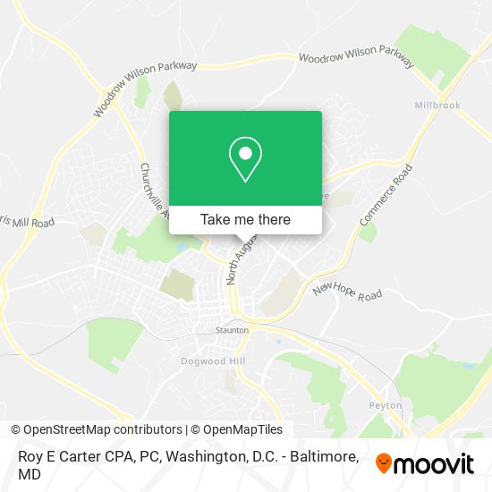 Roy E Carter CPA, PC map