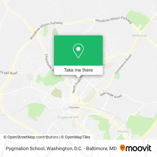 Pygmalion School map