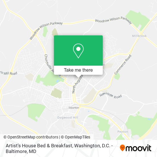 Artist's House Bed & Breakfast map