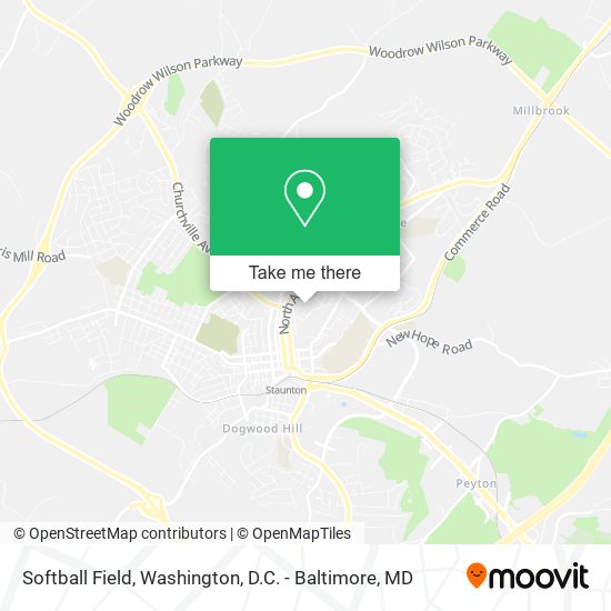 Softball Field map