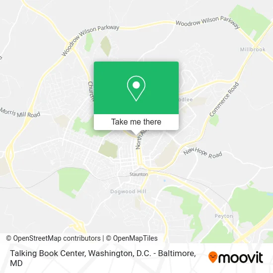 Talking Book Center map