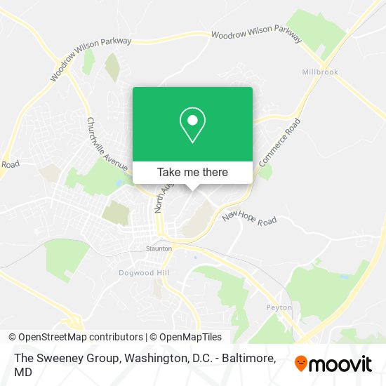 The Sweeney Group map