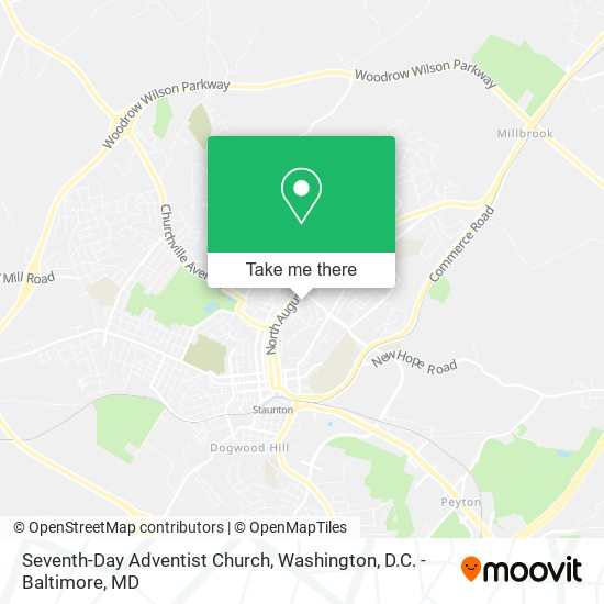 Mapa de Seventh-Day Adventist Church