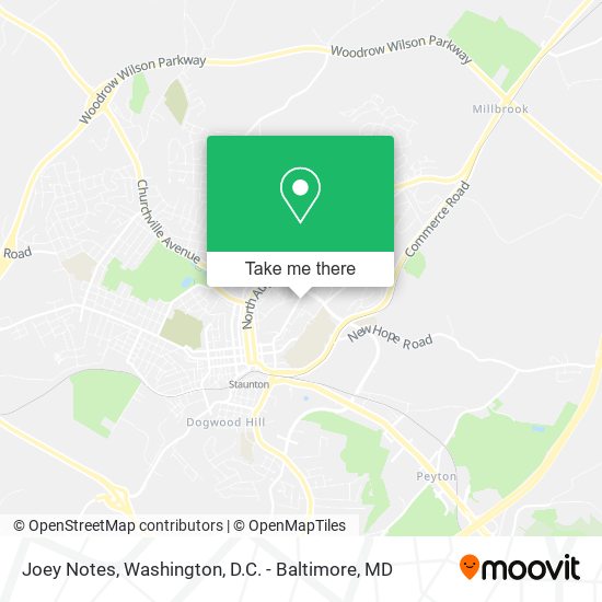 Mapa de Joey Notes