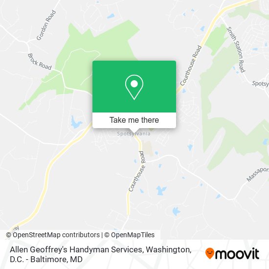 Mapa de Allen Geoffrey's Handyman Services