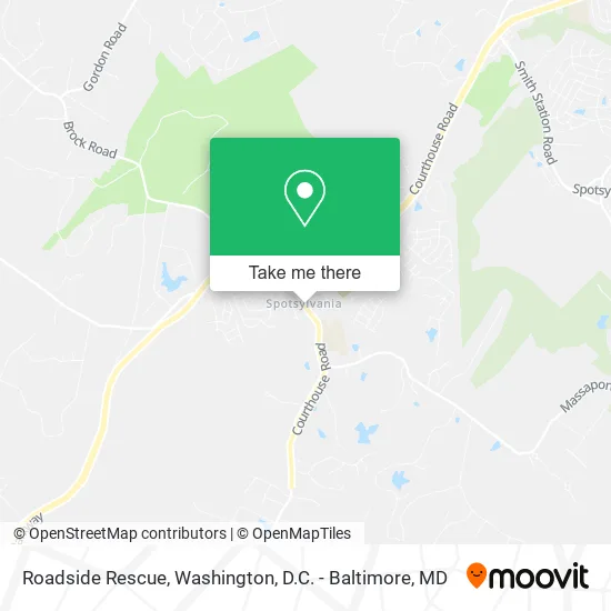 Roadside Rescue map