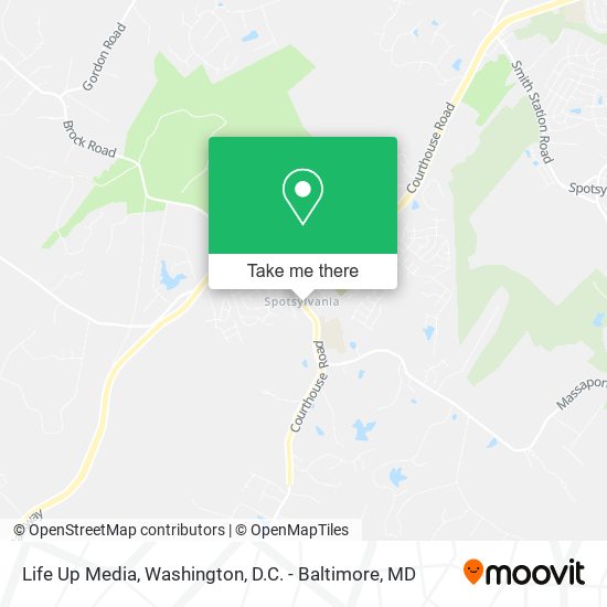 Life Up Media map
