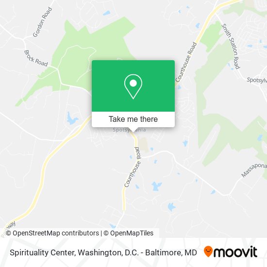 Spirituality Center map
