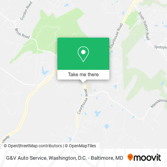 G&V Auto Service map