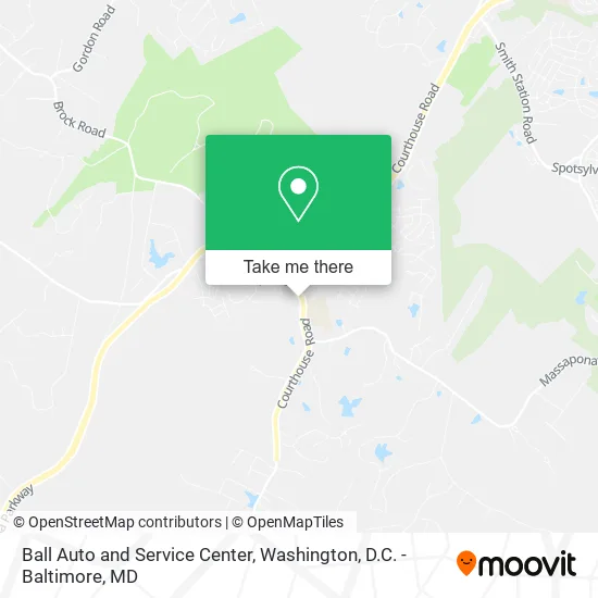 Ball Auto and Service Center map