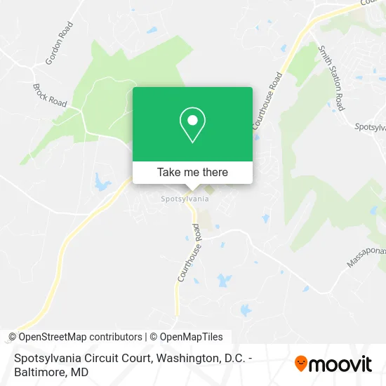 Spotsylvania Circuit Court map