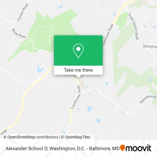 Mapa de Alexander School O