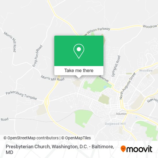Presbyterian Church map