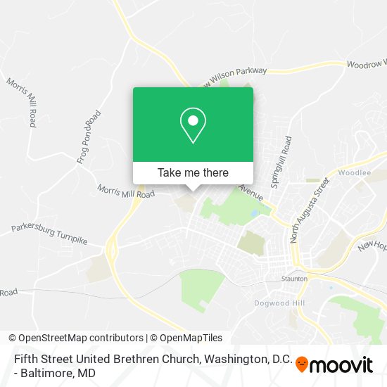 Fifth Street United Brethren Church map