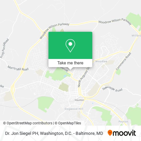 Dr. Jon Siegel PH map