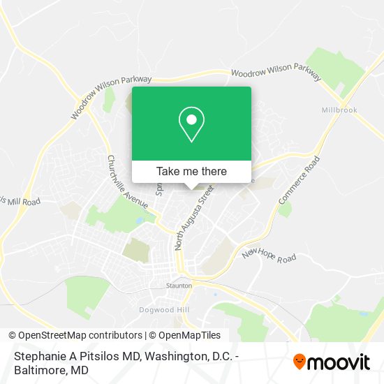 Mapa de Stephanie A Pitsilos MD