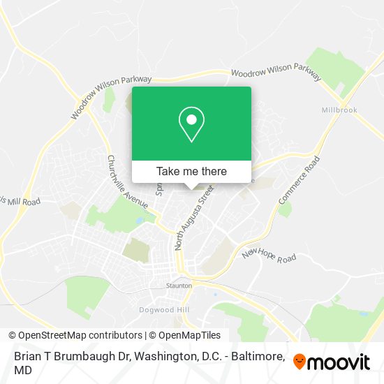 Brian T Brumbaugh Dr map