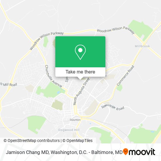 Mapa de Jamison Chang MD