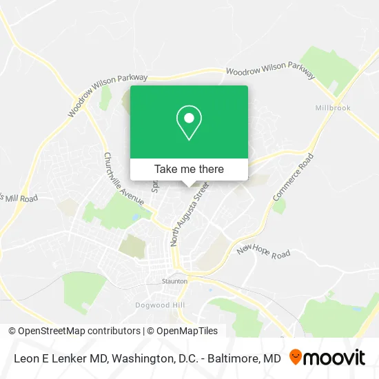 Leon E Lenker MD map