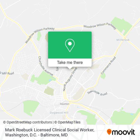 Mapa de Mark Roebuck Licensed Clinical Social Worker