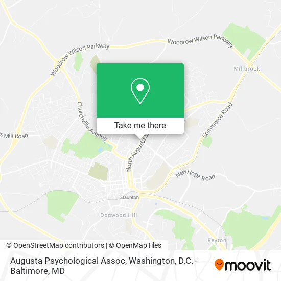 Mapa de Augusta Psychological Assoc
