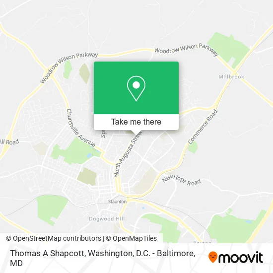 Thomas A Shapcott map