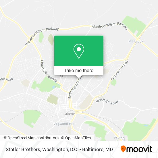 Statler Brothers map