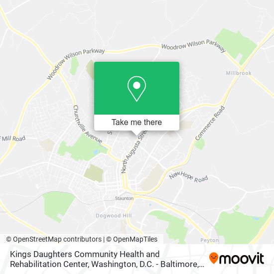Kings Daughters Community Health and Rehabilitation Center map