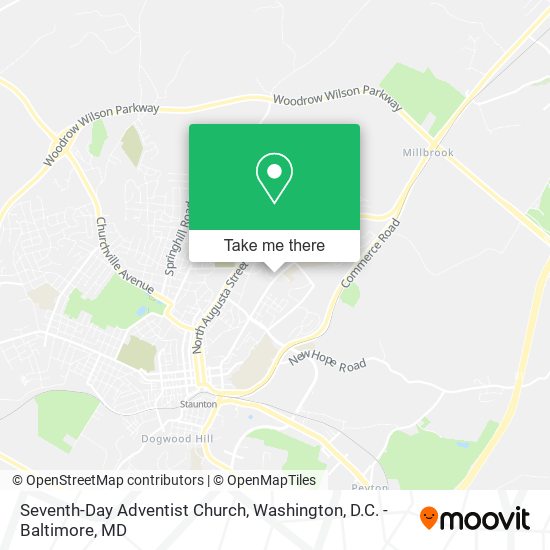 Seventh-Day Adventist Church map