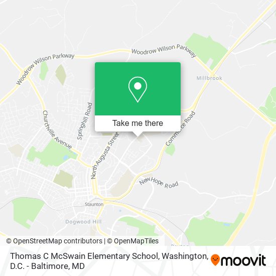 Mapa de Thomas C McSwain Elementary School