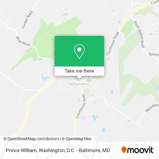 Prince William map