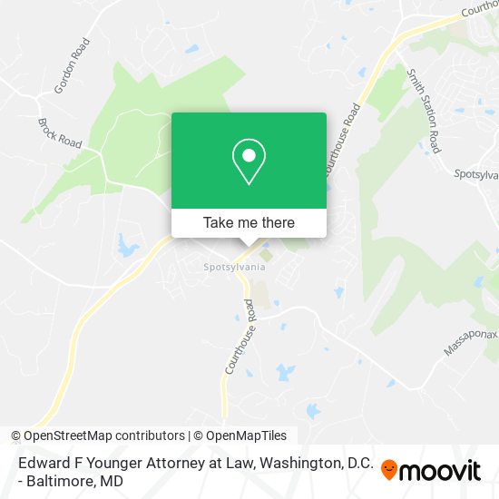 Edward F Younger Attorney at Law map