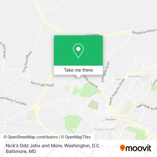 Nick's Odd Jobs and More map