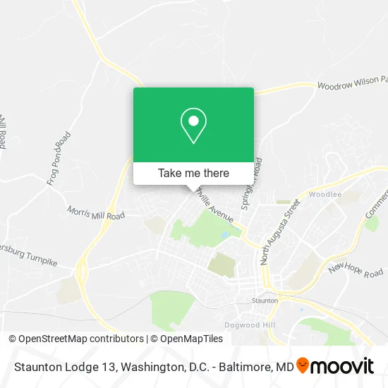 Staunton Lodge 13 map