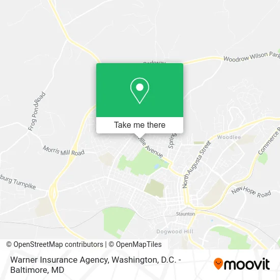 Warner Insurance Agency map
